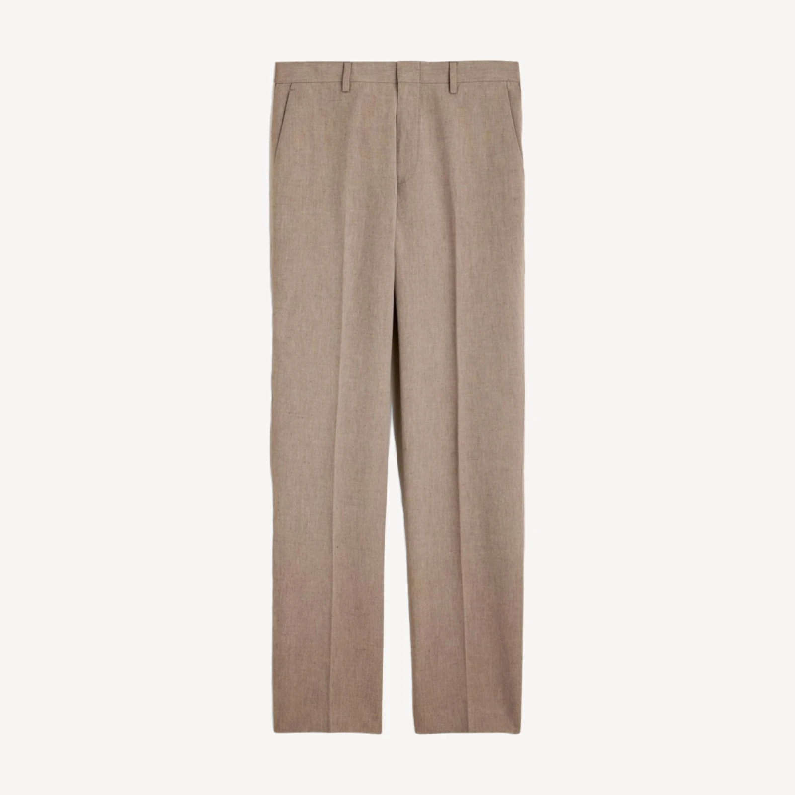 Ludlow Slim-fit suit pant in Irish cotton-linen blend