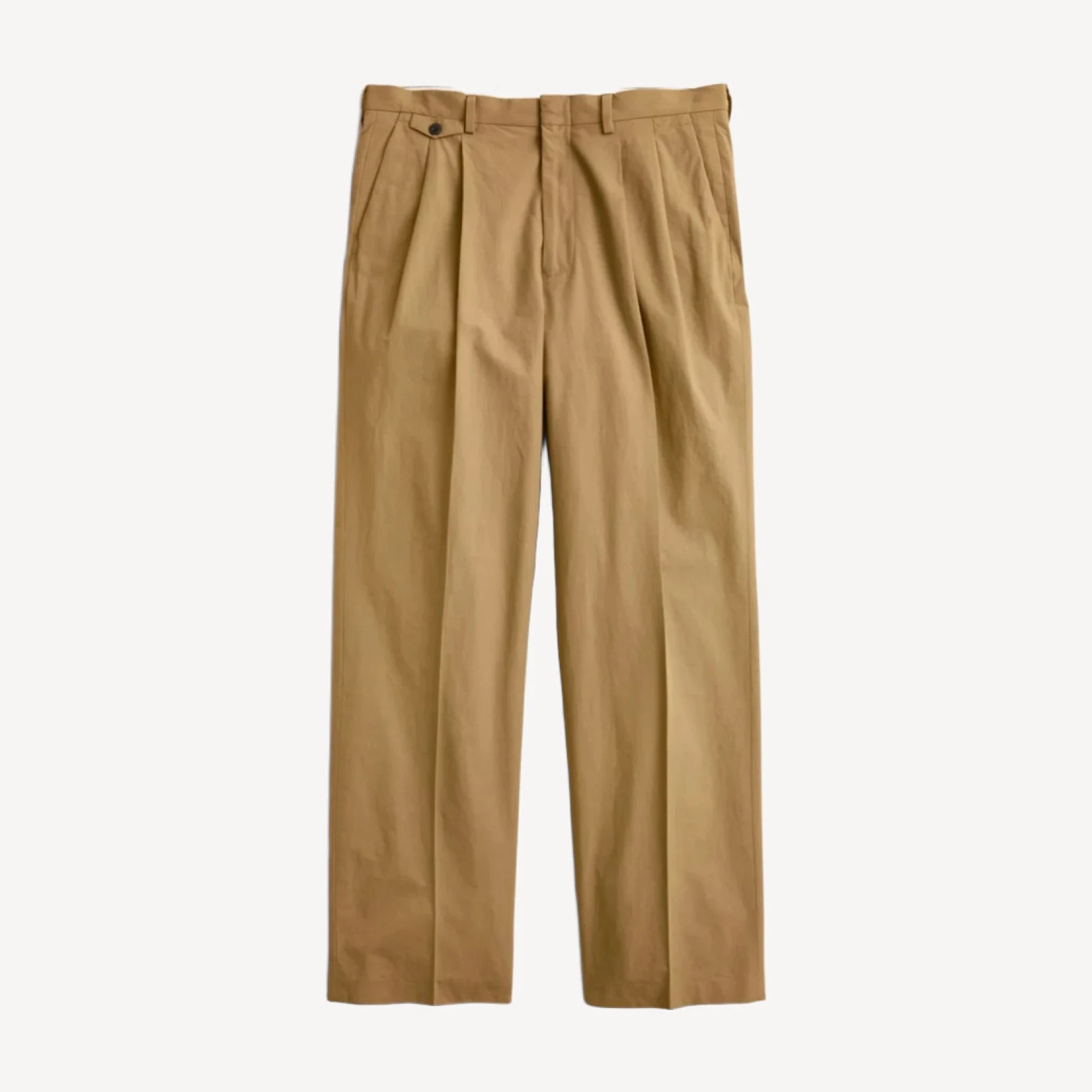 Relaxed-fit suit pant in cotton poplin