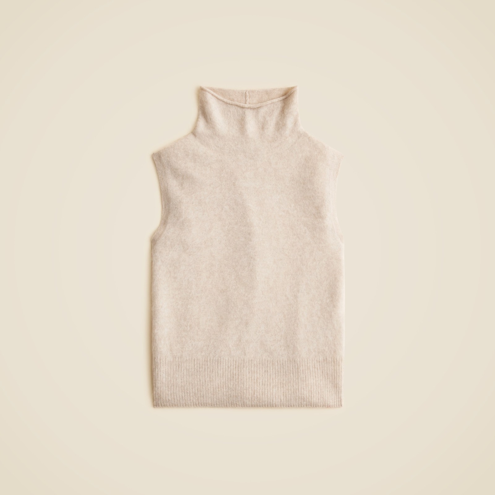 Cashmere turtleneck sweater shell