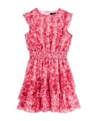 Aqua Girls' Printed Mini Dress, Big Kid - Exclusive
