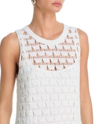 Aqua Fan Crochet Mini Dress - Exclusive