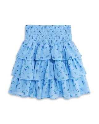 Aqua Girls' Floral Print Skirt, Little Kid, Big Kid - Exclusive
