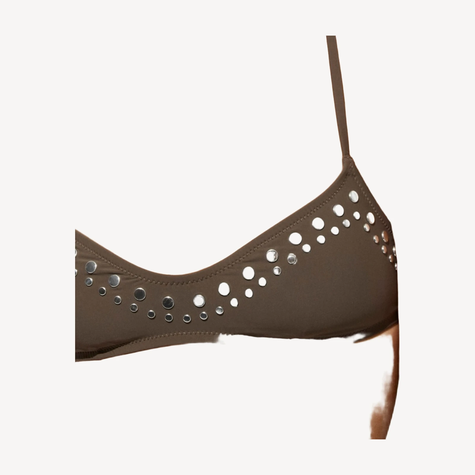 Odessa embellished bikini top