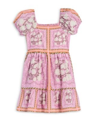 Aqua x Agua Bendita Girls' Short Sleeved Dress, Little Kid, Big Kid - Exclusive