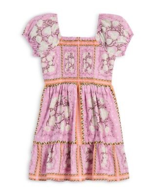 Aqua x Agua Bendita Girls' Short Sleeved Dress, Little Kid, Big Kid - Exclusive