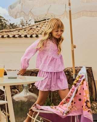 Aqua x Agua Bendita Girls' Embroidered Skirt, Little Kid, Big Kid - Exclusive