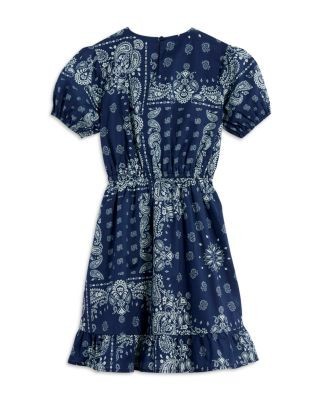 Aqua Girls' Faux Wrap Bandana Dress, Big Kid - Exclusive