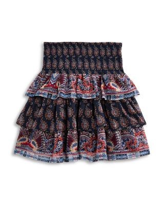 Aqua Girls' Ruffled Mini Skirt, Big Kid - Exclusive