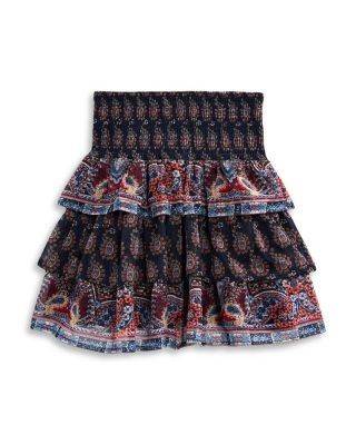 Aqua Girls' Ruffled Mini Skirt, Big Kid - Exclusive