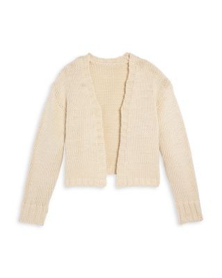 Aqua Girls' Open Front Cardigan, Big Kid - Exclusive