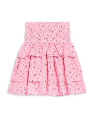 Aqua Girls' Cotton Eyelet Tiered Skirt, Big Kid - Exclusive