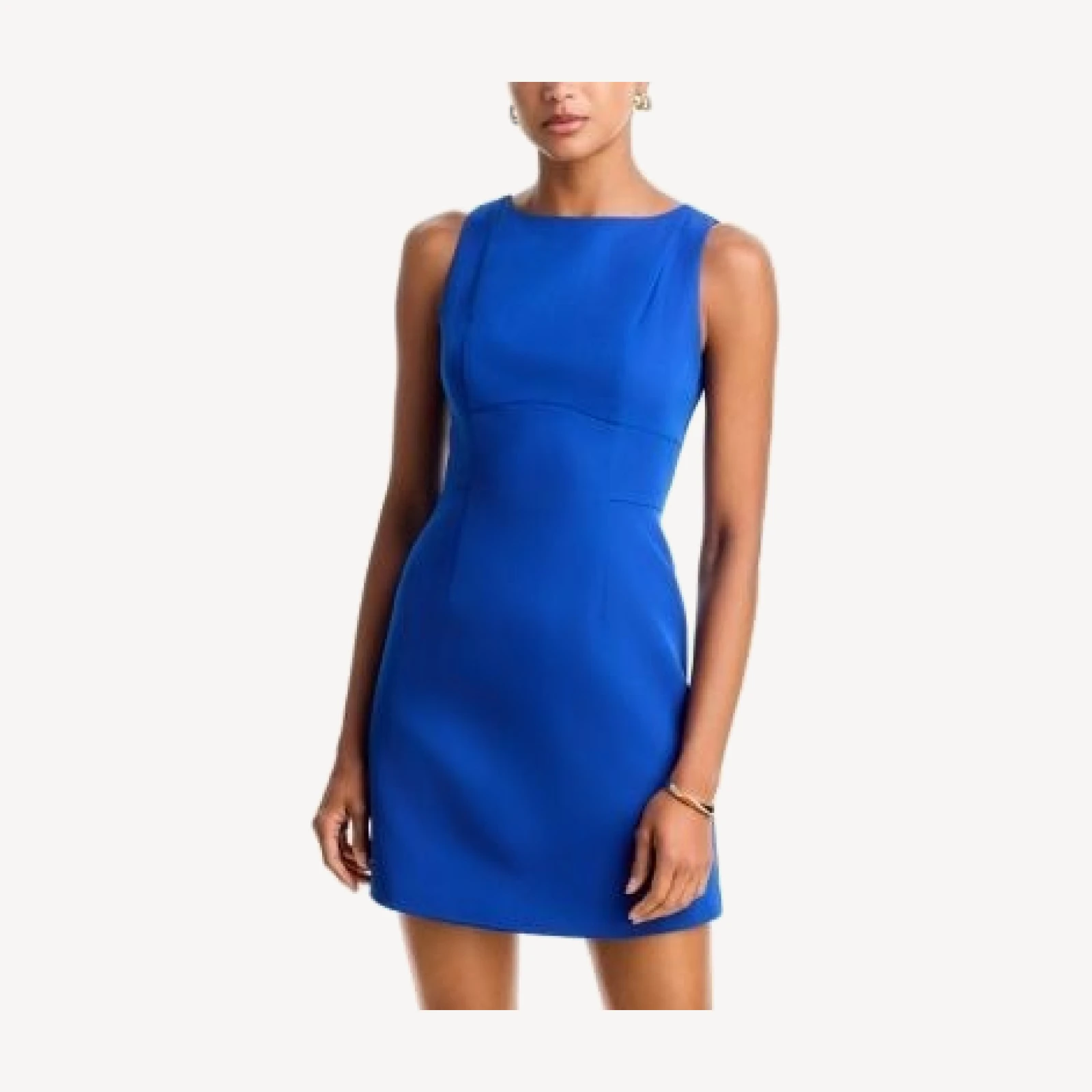 Aqua Sleeveless Shift Mini Dress - Exclusive
