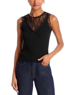 Aqua Lace Fully Fashioned Tank - Exclusive