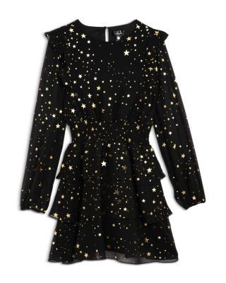 Aqua Girls' Long Sleeved Best Seller Dress, Big Kid - Exclusive