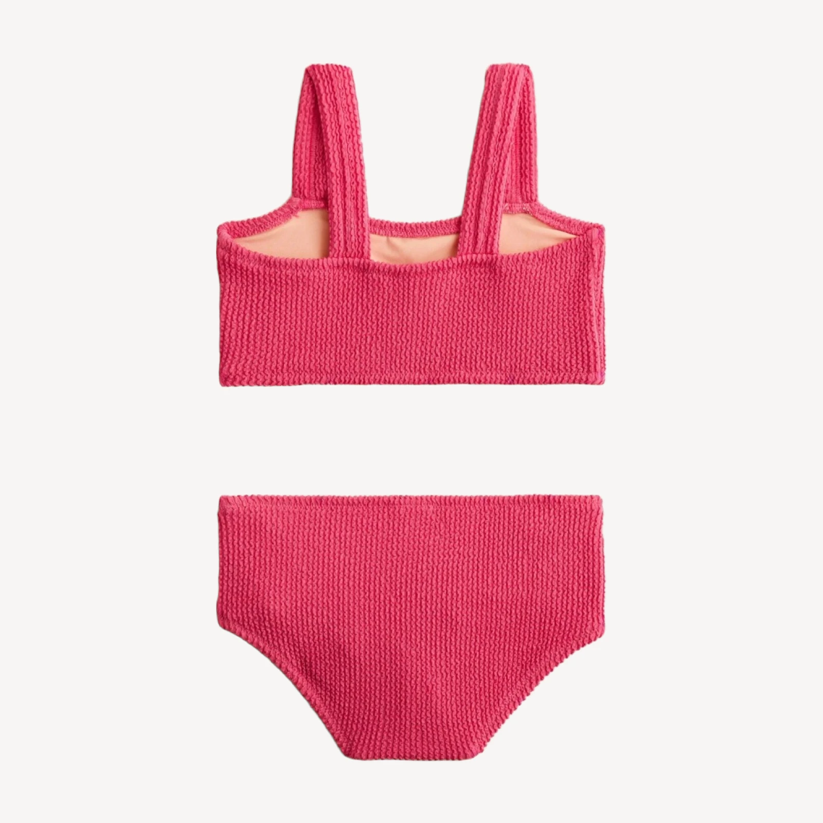Girls' scrunchie two-piece swimsuit