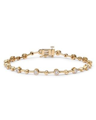 Bloomingdale's Fine Collection Diamond Station Bracelet in 14K Gold, 0.56 tcw