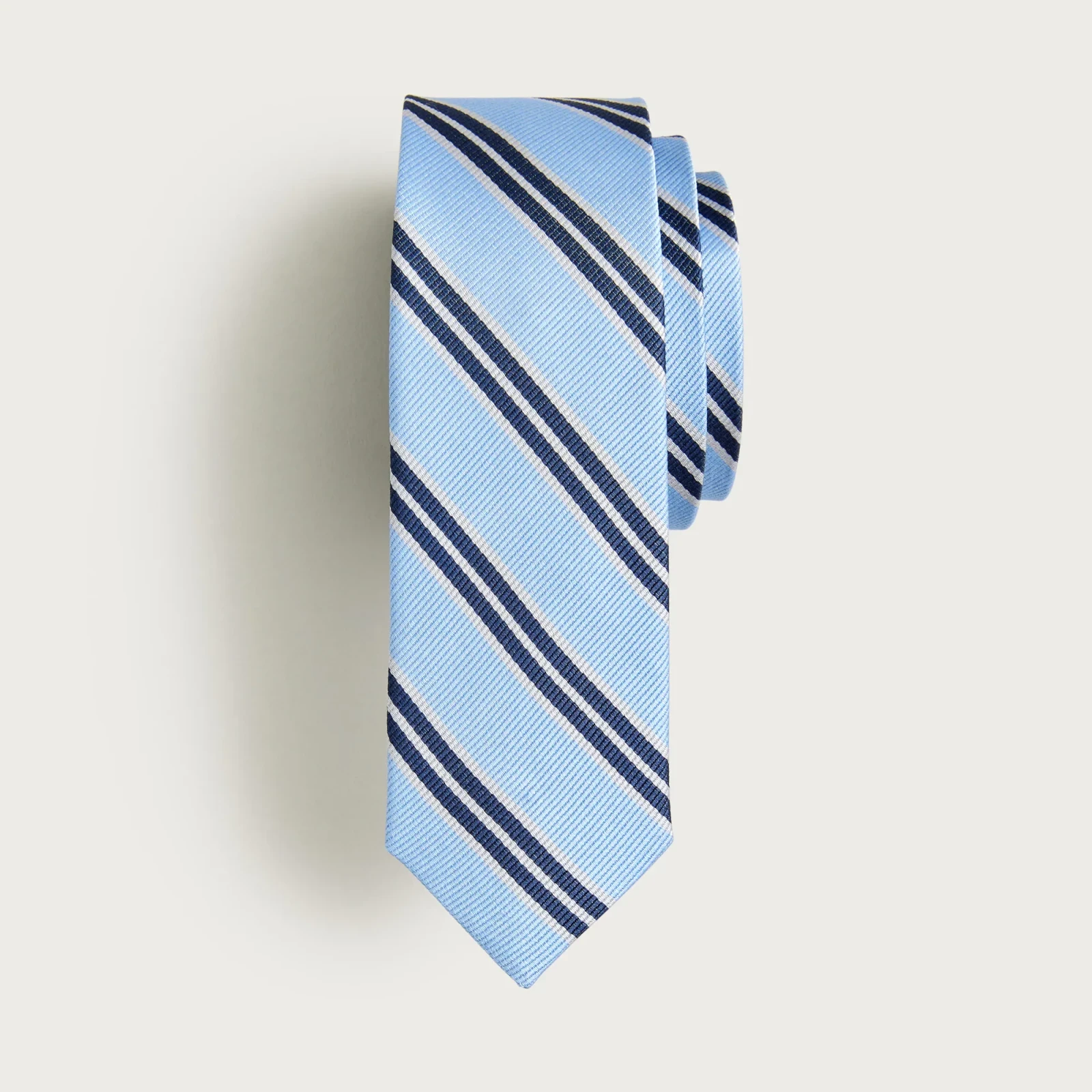 Kids' silk tie in stripe