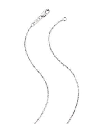 Bloomingdale's Fine Collection Diamond Rose Flower Pendant Necklace in 14K White Gold, 0.50 tcw
