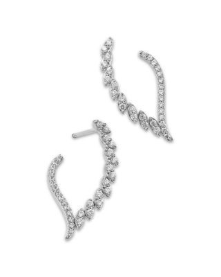 Bloomingdale's Fine Collection Diamond Drop Earrings in 14K White Gold, 0.50 tcw