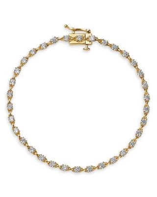Bloomingdale's Fine Collection Diamond Station Bracelet in 14K Yellow Gold, 2.0 tcw