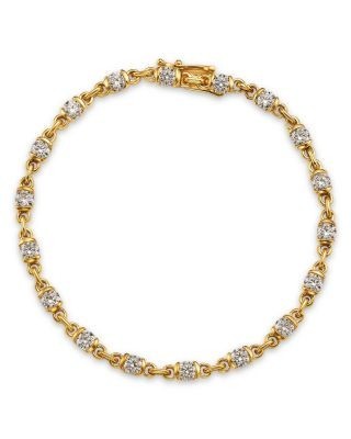 Bloomingdale's Fine Collection Diamond Tennis Bracelet in 14K Yellow Gold, 3.0 tcw