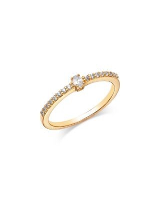 Bloomingdale's Fine Collection Diamond Pave Band Stacking Ring in 14K Yellow Gold, 0.25 tcw