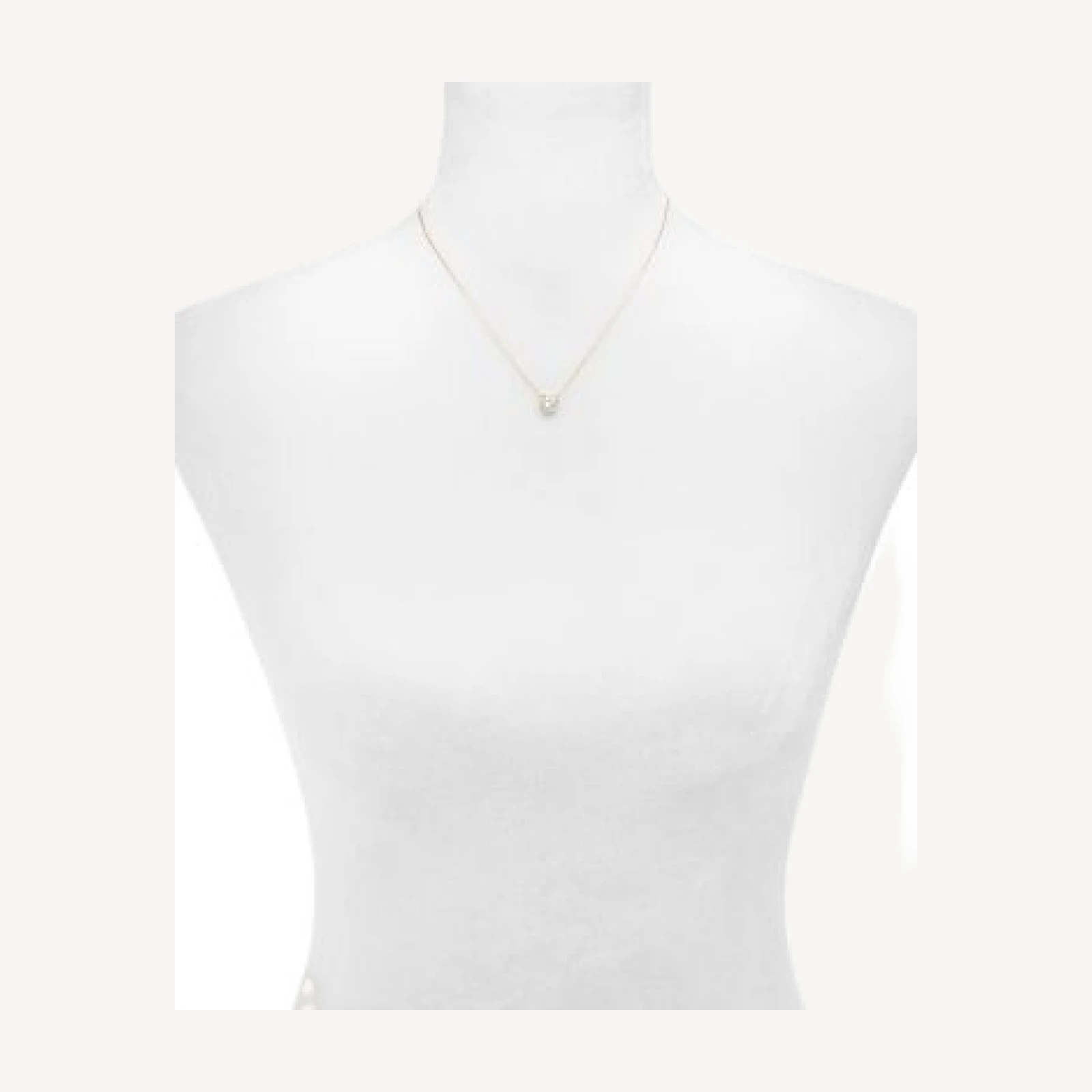Aqua Bezel Pendant Necklace 13-15 - Exclusive
