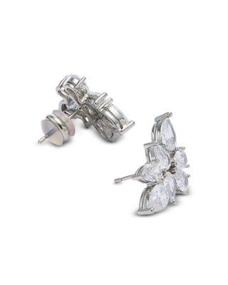 Aqua Cluster Earrings - Exclusive