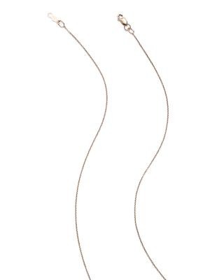 Bloomingdale's Fine Collection Pave Diamond Clover Pendant Necklace in 14K Rose Gold, 0.08 tcw
