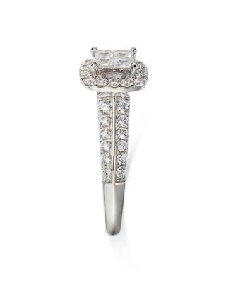 Bloomingdale's Fine Collection Diamond Engagement Ring in 14K White Gold, 1.0 tcw