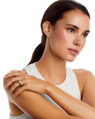 Bloomingdale's Fine Collection Diamond Halo Ring in 14K White Gold, 0.50 tcw