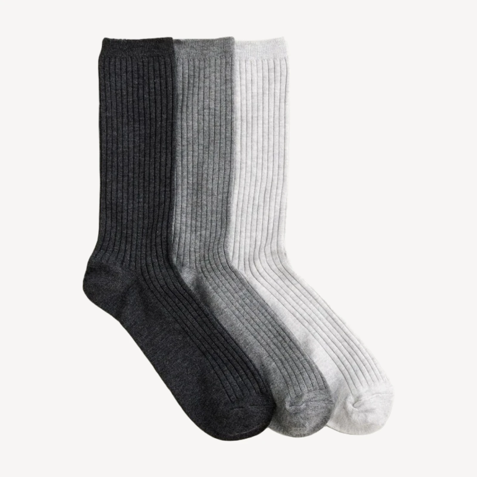 Cozy ribbed trouser socks three-pack