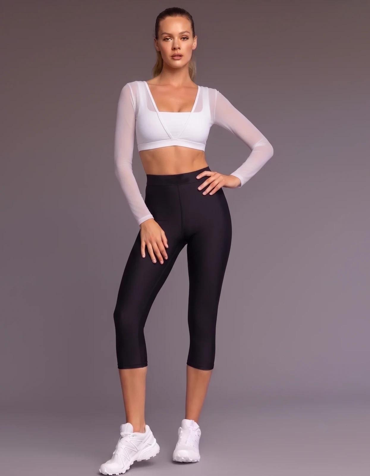 Illusion Bra Top [White]