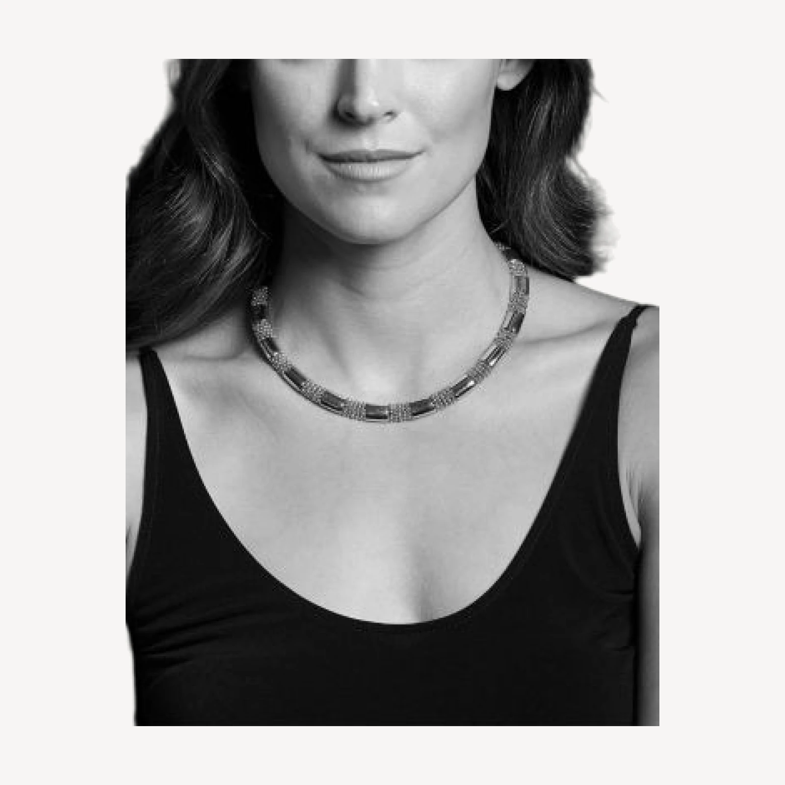 Lagos 18K Yellow Gold & Sterling Silver High Bar Collar Necklace, 16