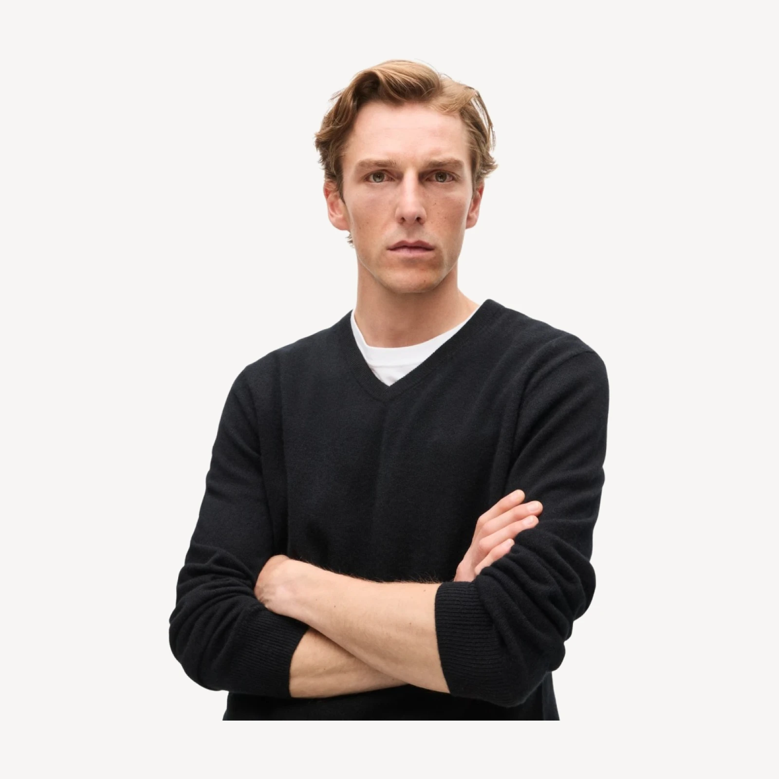Cashmere V-neck sweater