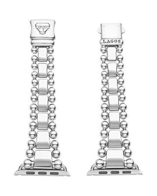 Lagos Smart Caviar Stainless Steel Apple Watch Bracelet, 42-44mm