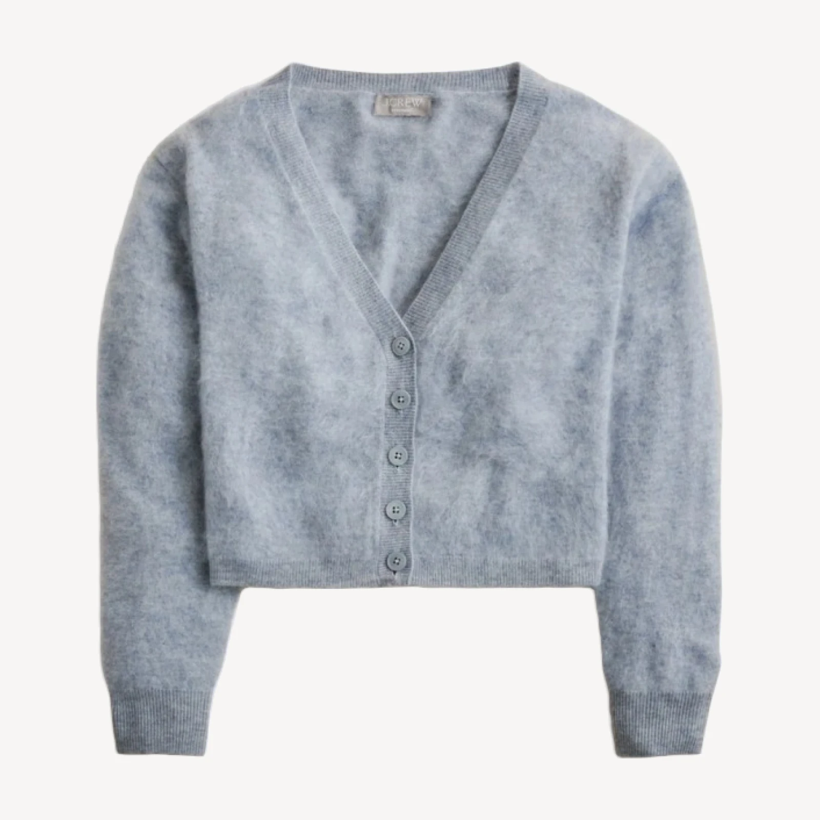 Brushed cashmere party cardigan
