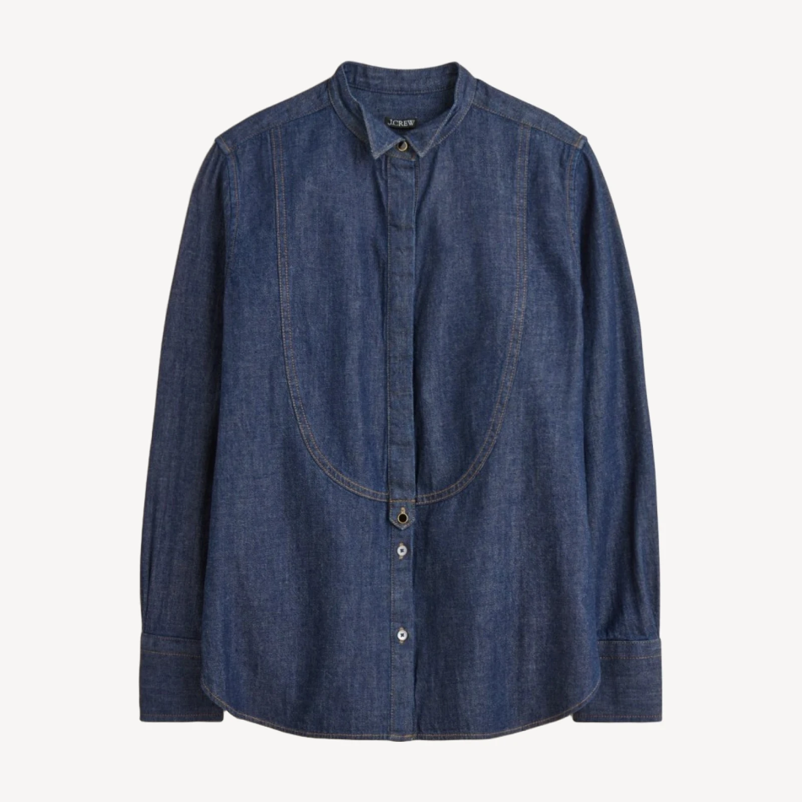 Jules tuxedo shirt in denim