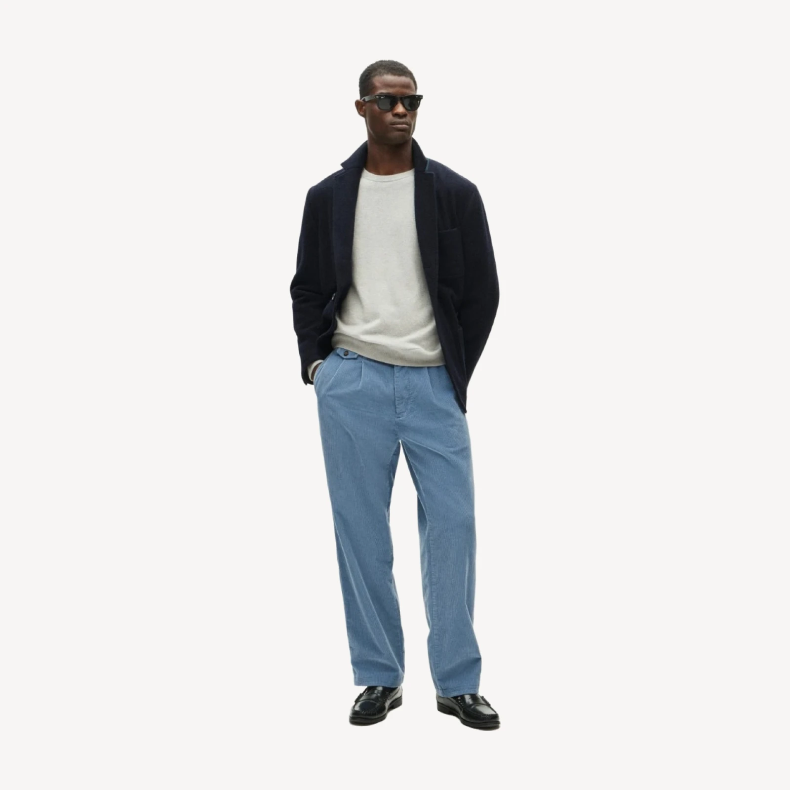 Wallace & Barnes chore blazer in English melton wool