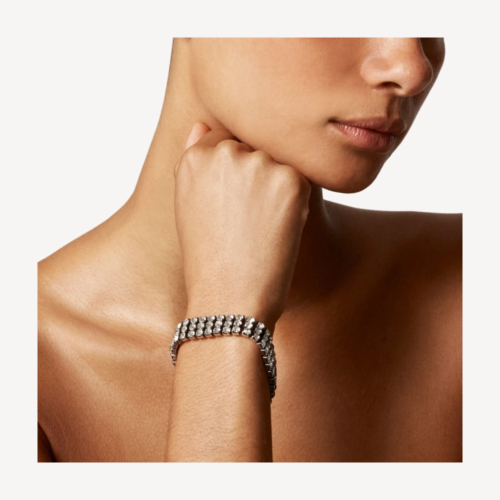 Cupchain crystal bracelet