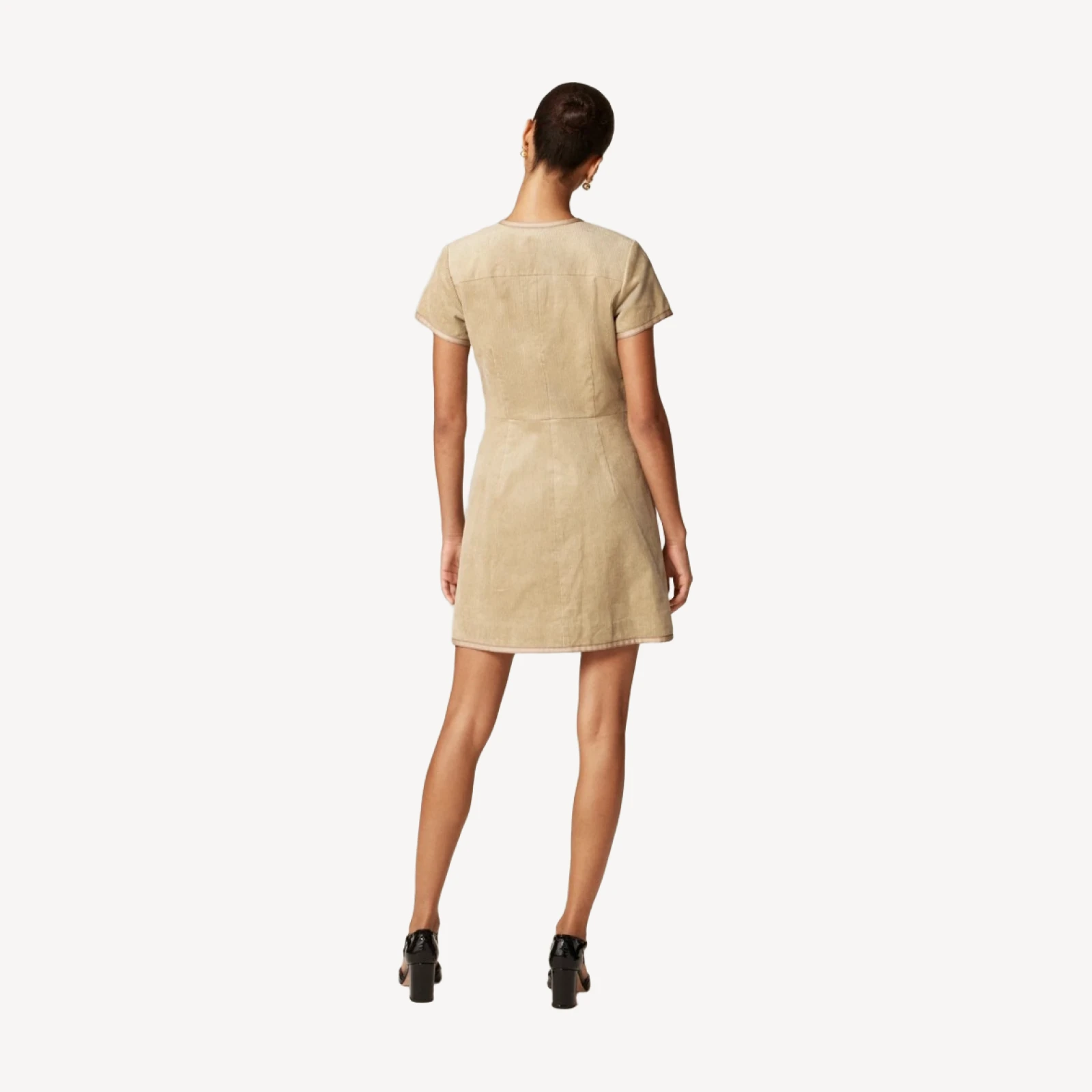 Parc dress in stretch corduroy