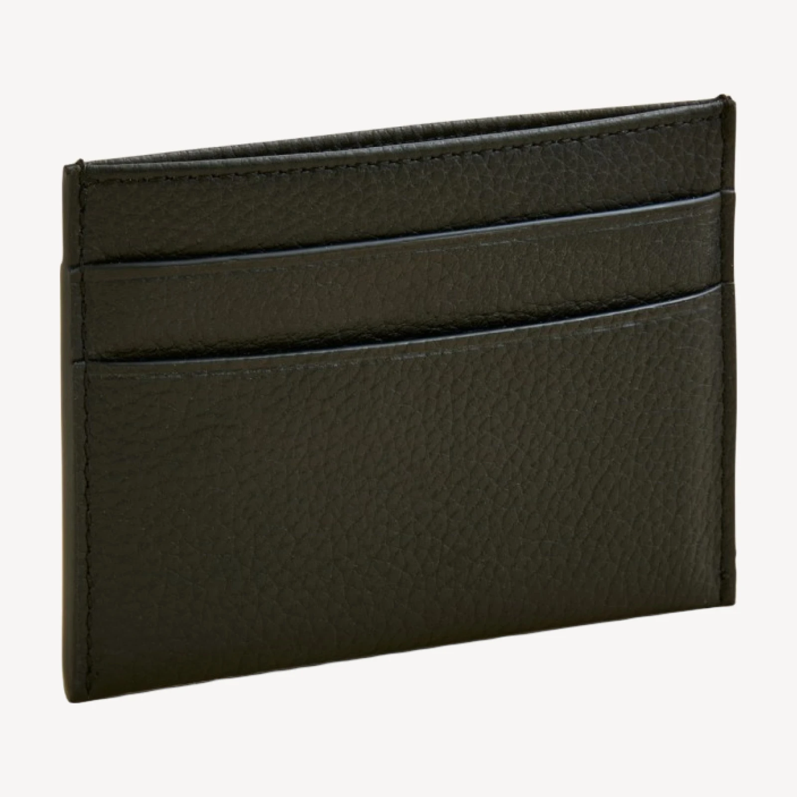 Leather double-sided cardholder
