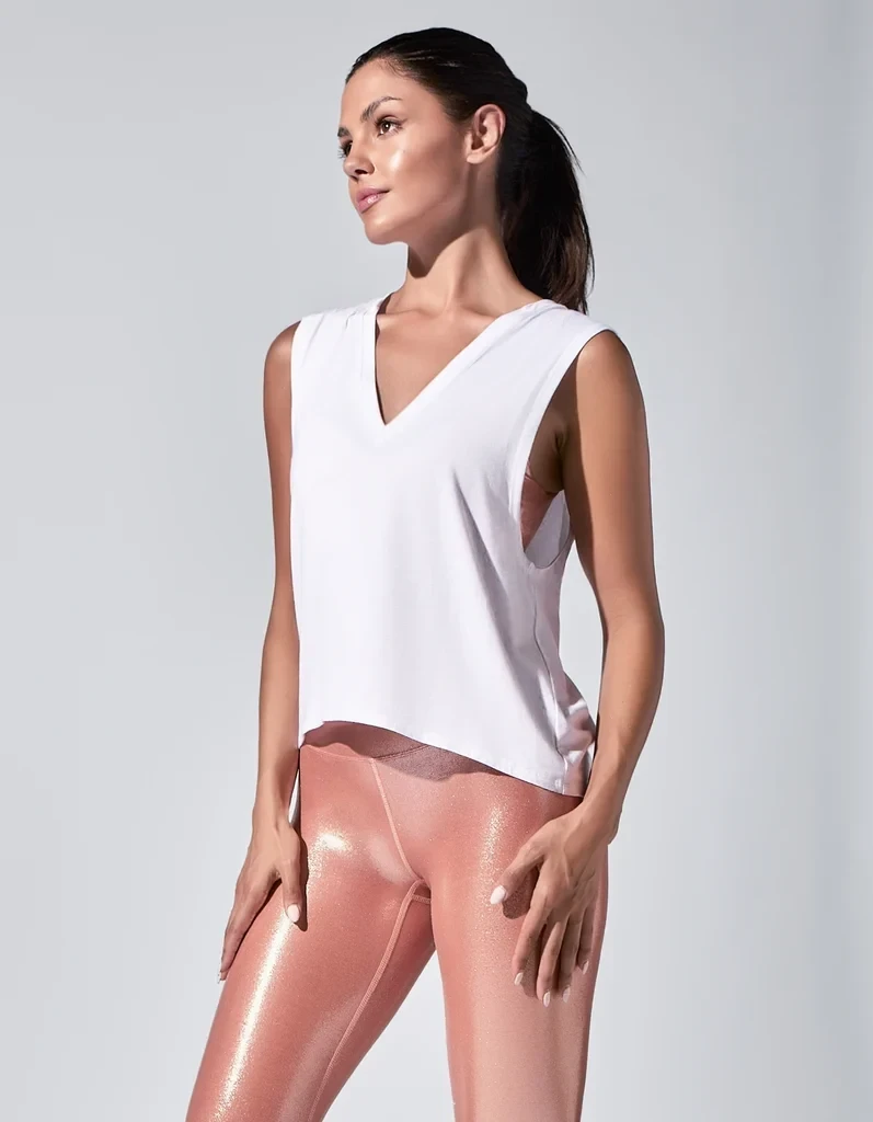 V-Neck Tank [White]