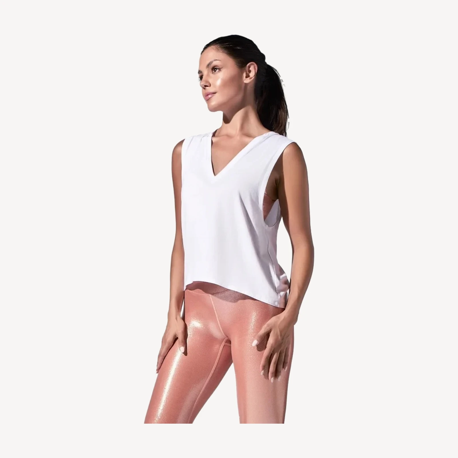 V-Neck Tank [White]