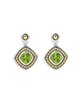 Lagos 18K Yellow Gold & Sterling Silver Rittenhouse Peridot Drop Earrings