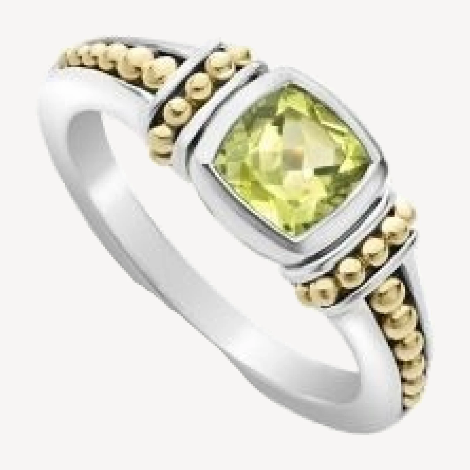 Lagos 18K Yellow Gold & Sterling Silver Rittenhouse Peridot Ring