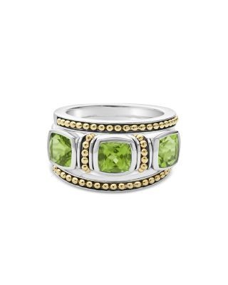 Lagos 18K Yellow Gold & Sterling Silver Rittenhouse Peridot Ring