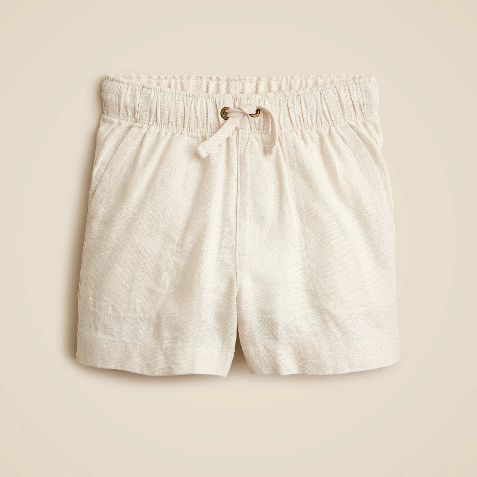 Boys' linen-blend dock short
