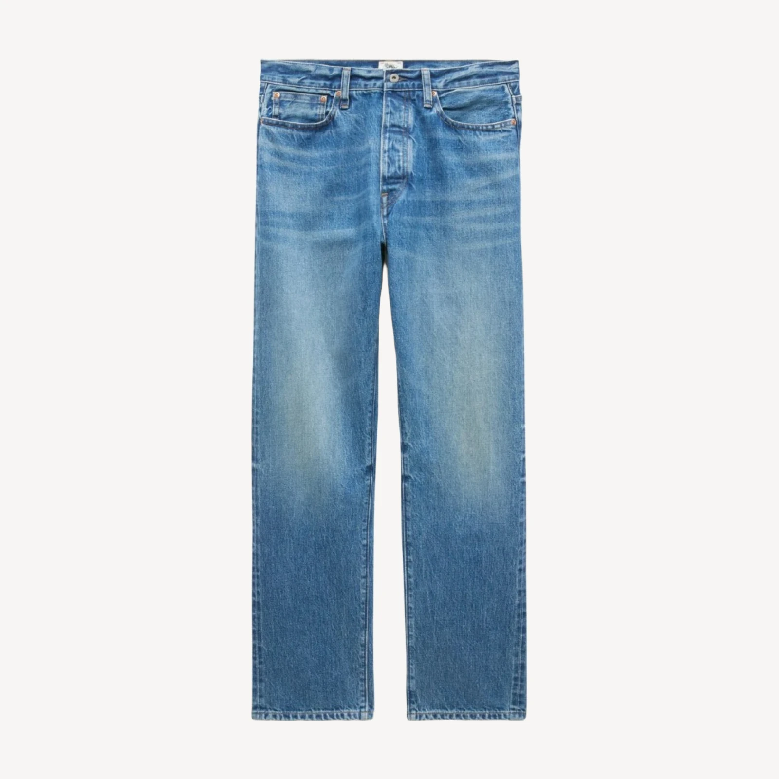 High-rise Straight-fit jean in Japanese selvedge denim