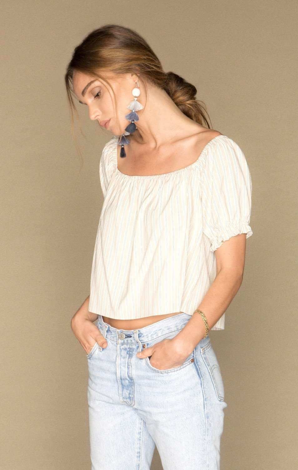 Bardot Blouse | Teak